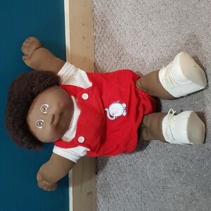 Cabbage Patch Kids 80’s African American Boy with Afro, dimple original clothes